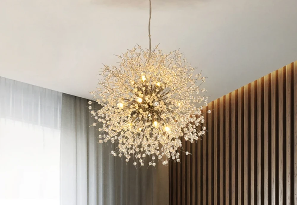 clear glass globe chandelier